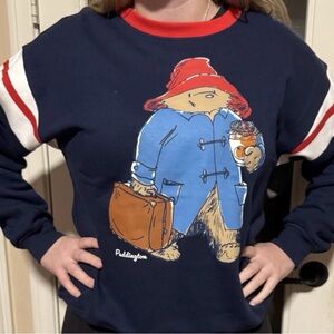 PADDINGTON BEAR Sweatshirt Women Size XS Color Blue